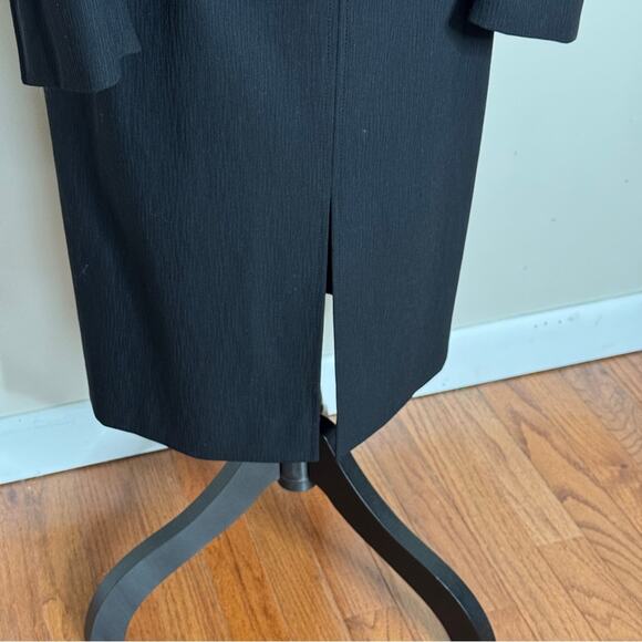 ESCADA Wool Black Blazer Skirt Suit Set Size 8/10 - Picture 10 of 14
